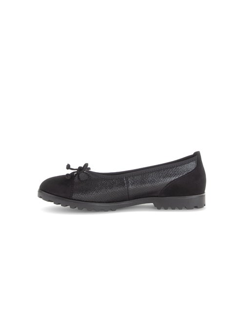 Ballerines  en cuir imprimé reptile - Kiabi