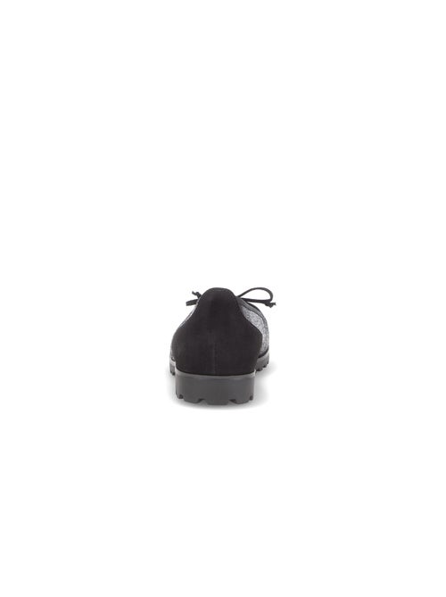 Ballerines  en cuir imprimé reptile - Kiabi