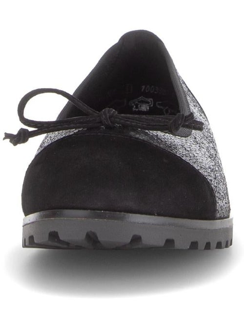Ballerines  en cuir imprimé reptile - Kiabi