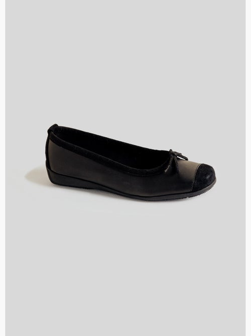 Ballerines en cuir, largeur standard - Afibel - Kiabi Ballerines en cuir, largeur standard - Afibel - Kiabi