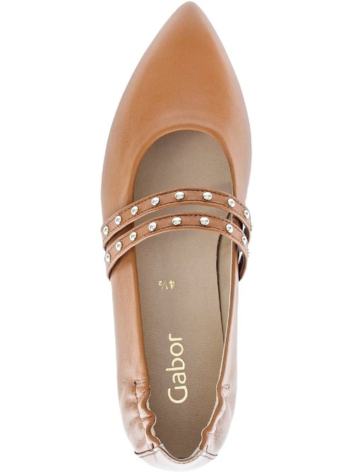 Ballerines en cuir lisse - Kiabi Ballerines en cuir lisse - Kiabi