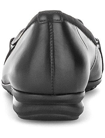 Ballerines en cuir lisse