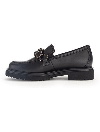 Ballerines en cuir lisse