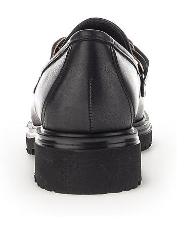 Ballerines en cuir lisse