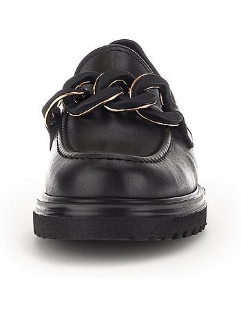 Ballerines en cuir lisse
