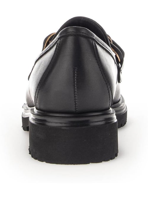 Ballerines  en cuir lisse - Kiabi