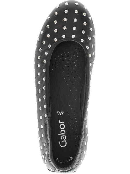 Ballerines en cuir lisse - Kiabi Ballerines en cuir lisse - Kiabi