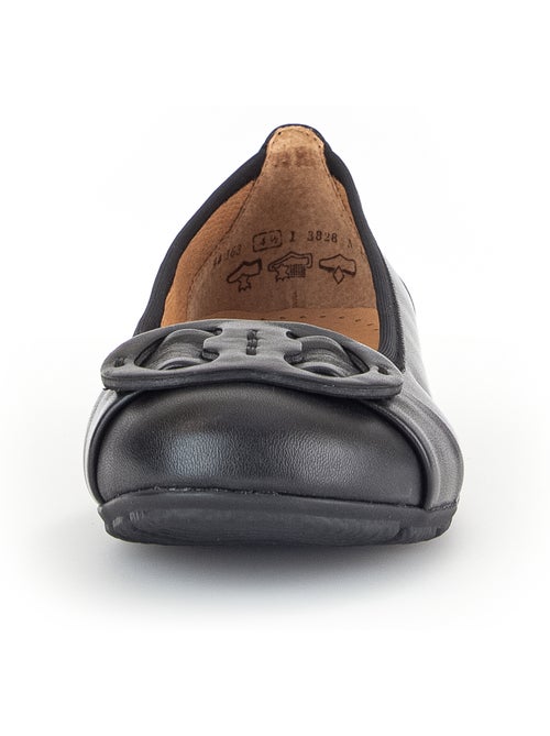 Ballerines en cuir lisse - Kiabi Ballerines en cuir lisse - Kiabi