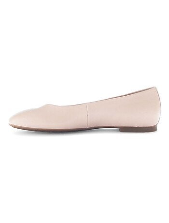 Ballerines en cuir lisse