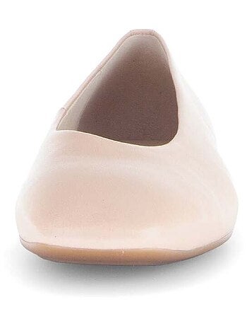 Ballerines en cuir lisse