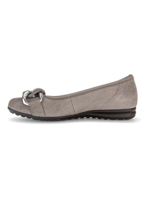Ballerines  en cuir - Kiabi