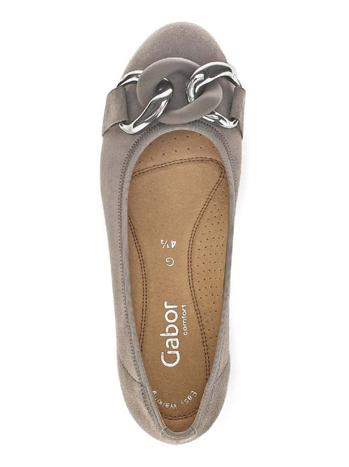 Ballerines  en cuir - Kiabi
