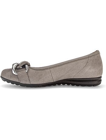 Ballerines en cuir