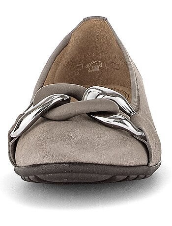 Ballerines en cuir