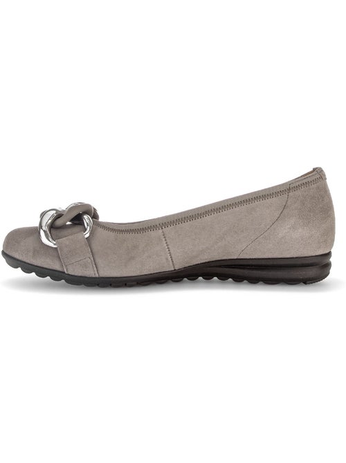 Ballerines  en cuir - Kiabi
