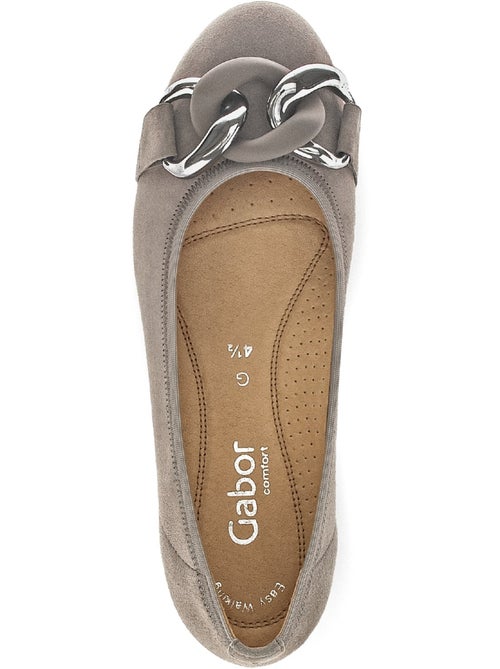 Ballerines  en cuir - Kiabi