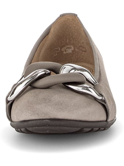 Ballerines  en cuir - Kiabi