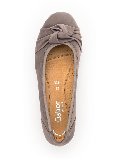 Ballerines  en cuir - Kiabi