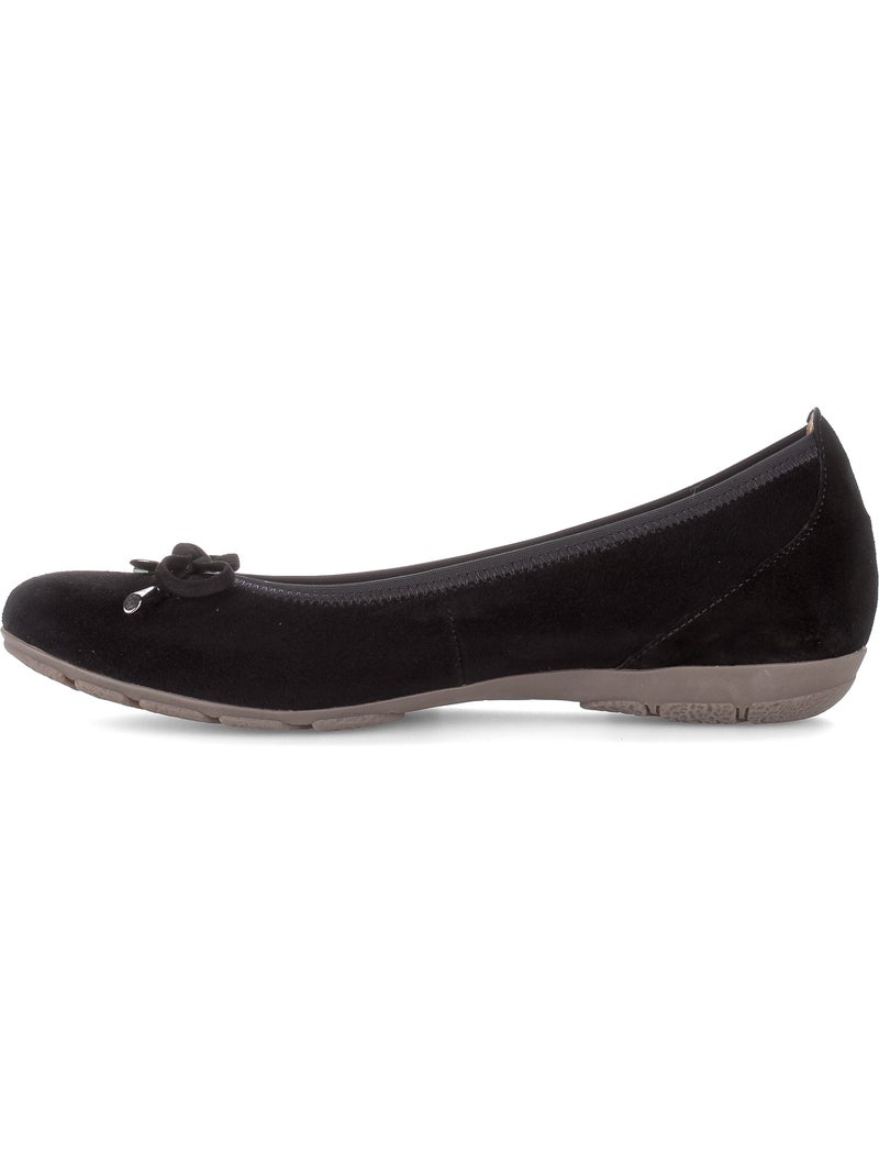 Ballerines  en cuir Noir Noir - Kiabi