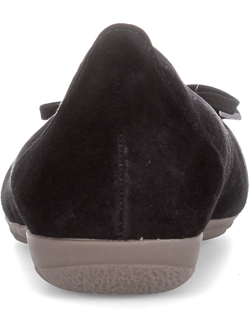 Ballerines  en cuir Noir Noir - Kiabi