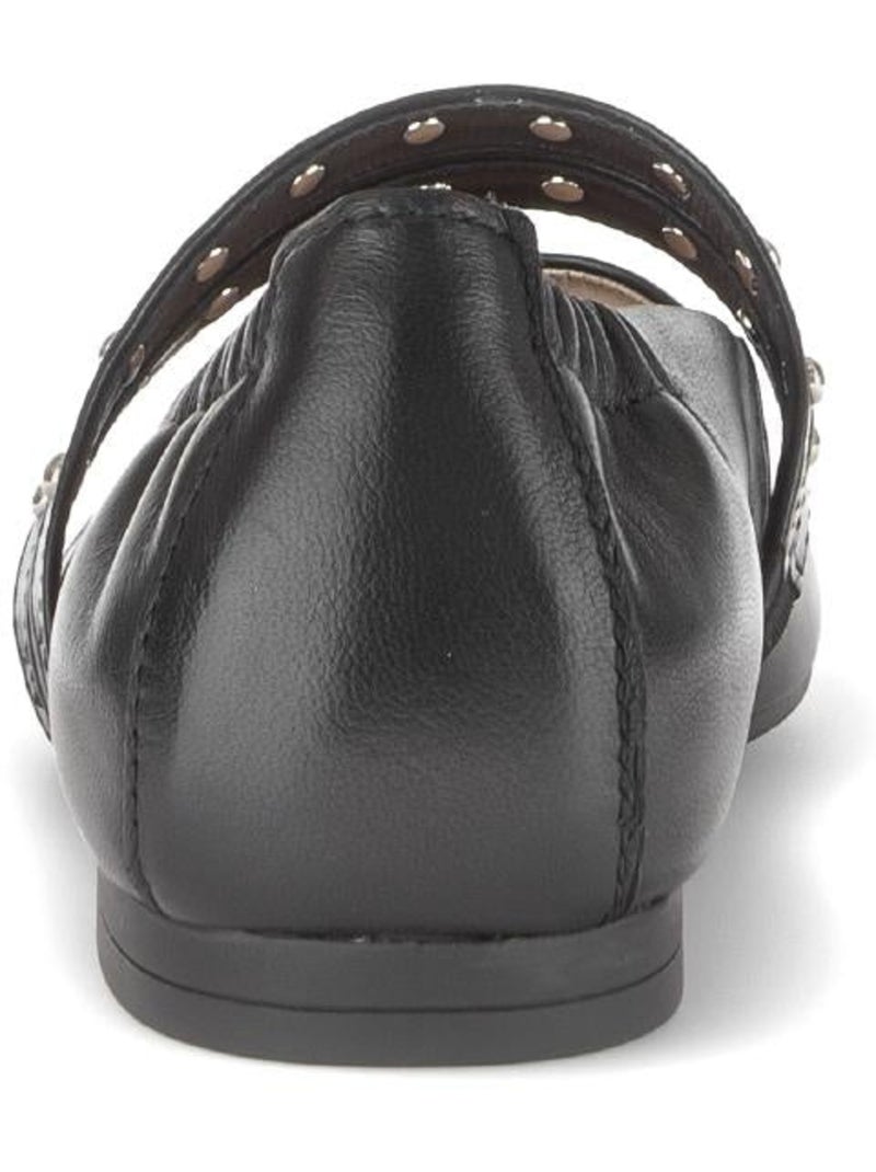 Ballerines  en cuir Noir Noir - Kiabi