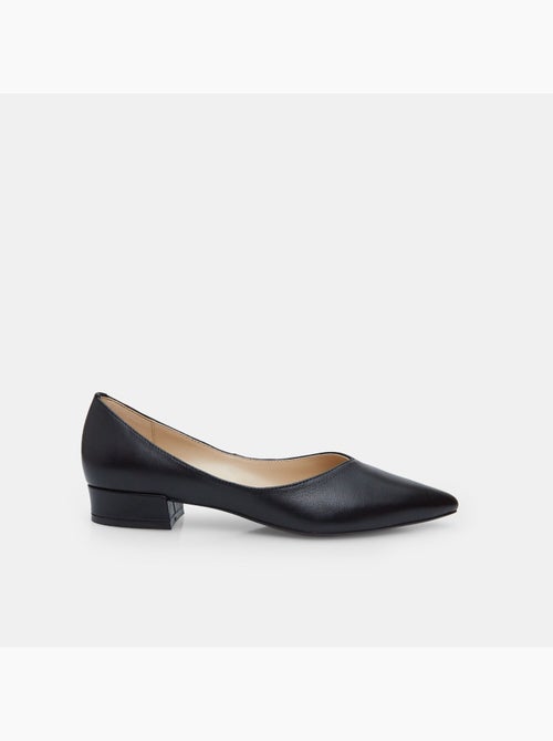 Ballerines en cuir - Kiabi