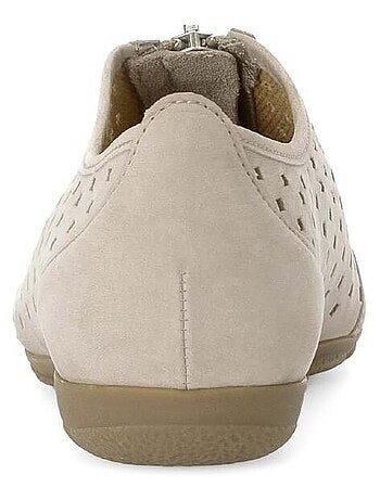 Ballerines en cuir nubuck