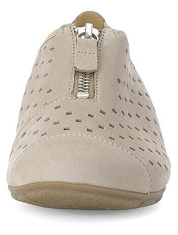 Ballerines en cuir nubuck