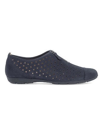 Ballerines en cuir nubuck
