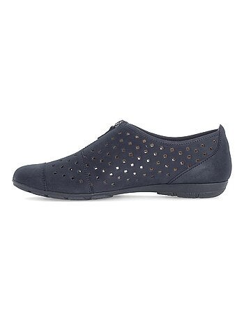 Ballerines en cuir nubuck