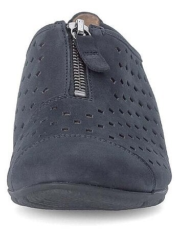 Ballerines en cuir nubuck
