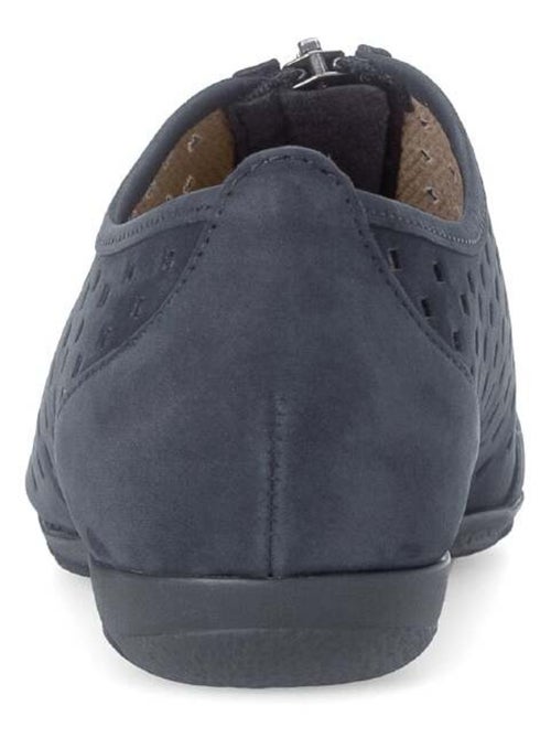 Ballerines  en cuir nubuck - Kiabi