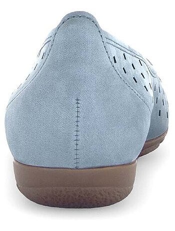 Ballerines en cuir nubuck
