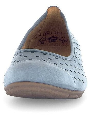 Ballerines en cuir nubuck