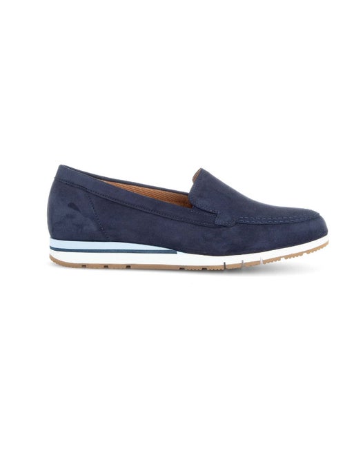 Ballerines  en cuir nubuck - Kiabi