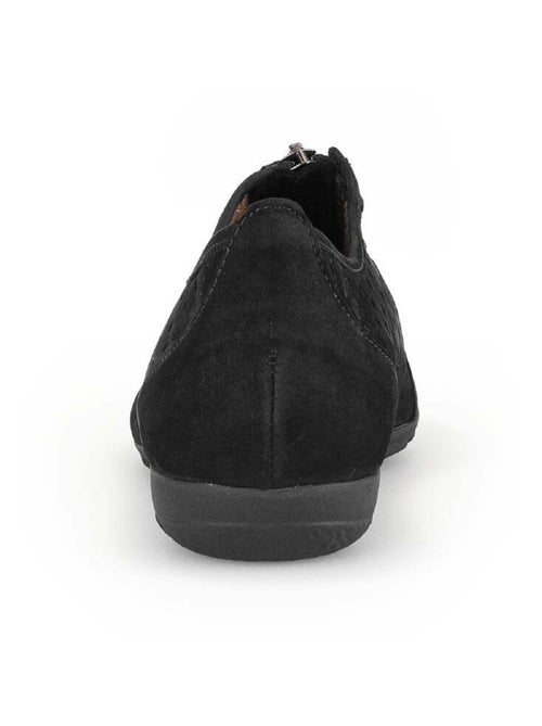 Ballerines  en cuir nubuck - Kiabi