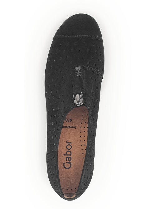 Ballerines en cuir nubuck - Kiabi Ballerines en cuir nubuck - Kiabi