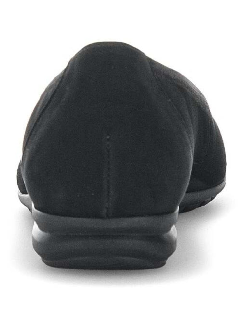 Ballerines  en cuir nubuk Gabor Noir Noir - Kiabi