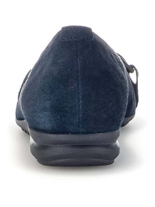 Ballerines  en cuir velours - Kiabi