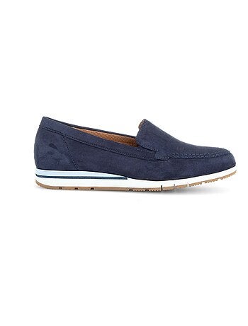 Ballerines en cuir velours