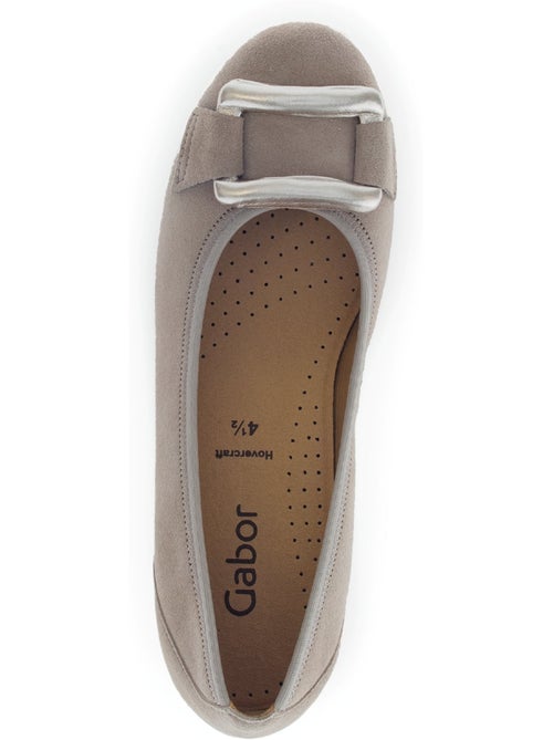 Ballerines en cuir velours - Kiabi Ballerines en cuir velours - Kiabi