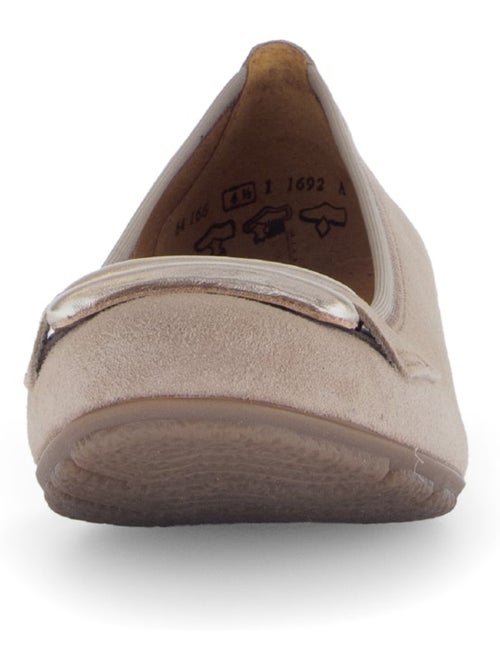 Ballerines en cuir velours - Kiabi Ballerines en cuir velours - Kiabi