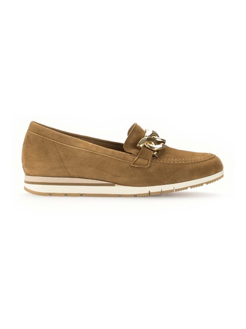 Ballerines  en cuir velours - Kiabi