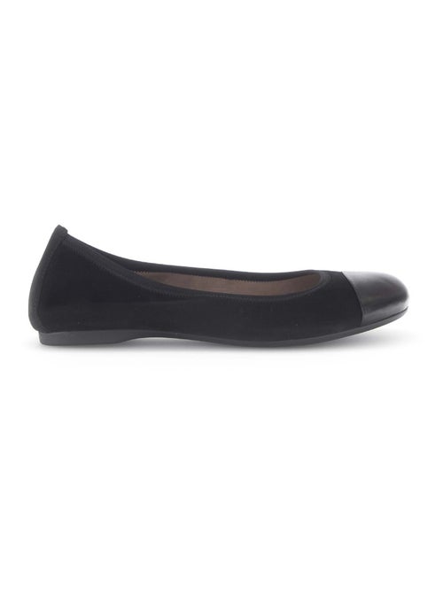 Ballerines  en cuir velours - Kiabi