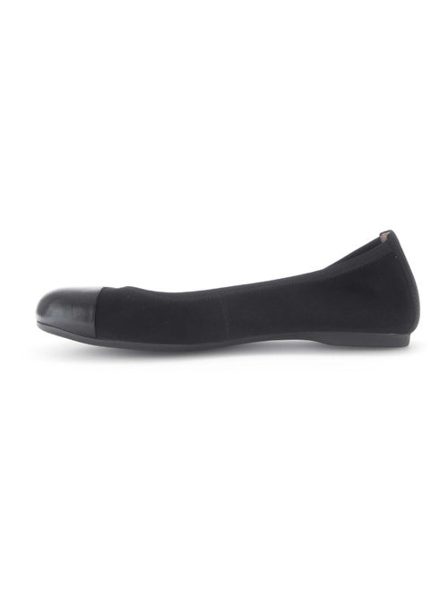 Ballerines  en cuir velours - Kiabi