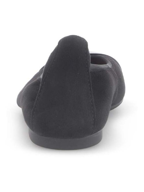 Ballerines  en cuir velours - Kiabi