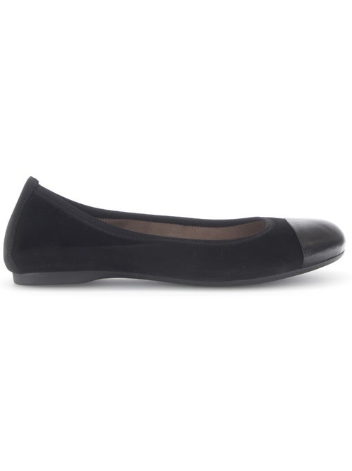 Ballerines  en cuir velours - Kiabi