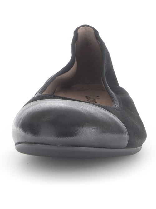 Ballerines  en cuir velours - Kiabi