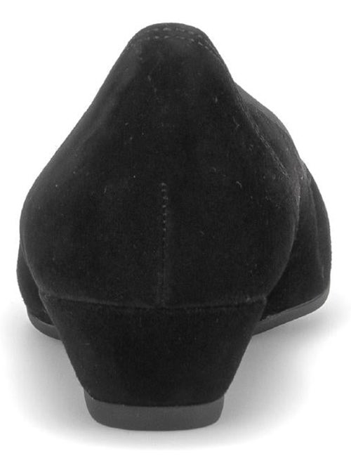 Ballerines  en cuir velours - Kiabi