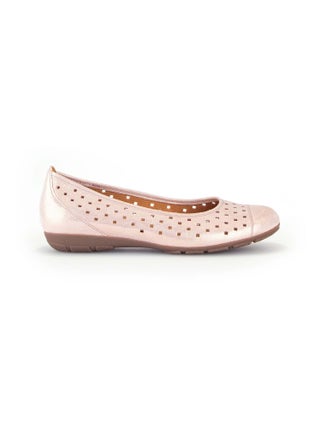 Ballerines  en cuir velours